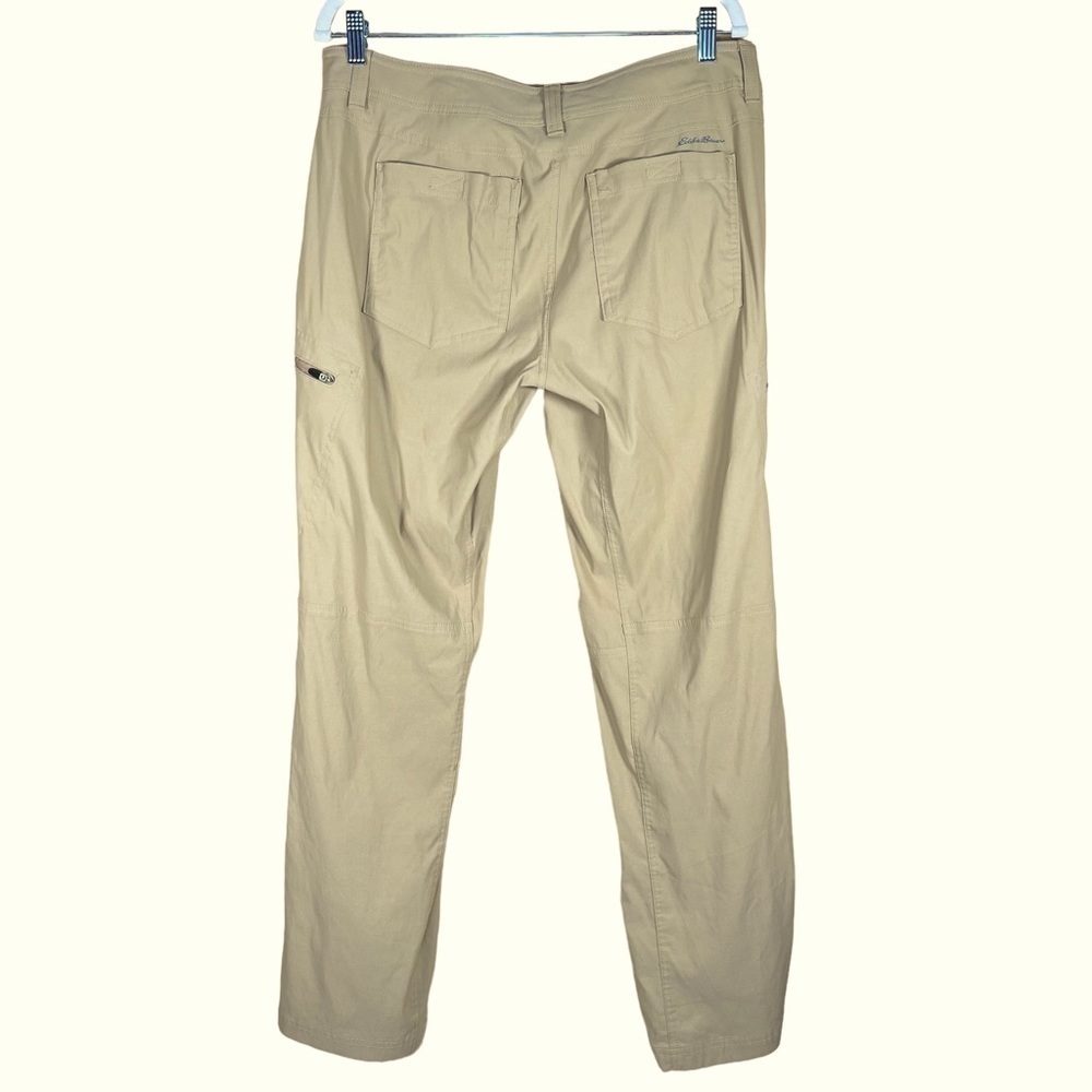 Eddie Bauer First Ascent Men’s Dark Tan Nylon Blend Pants 35 X 32 EUC - Picture 4 of 14